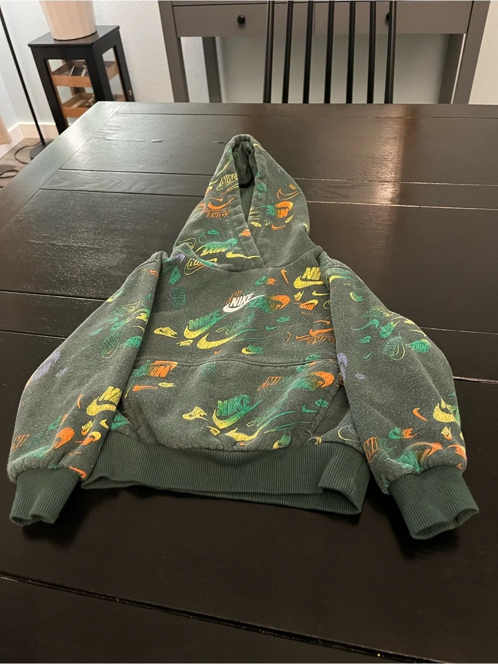 Nike Kids Green Printed Skate Joggers